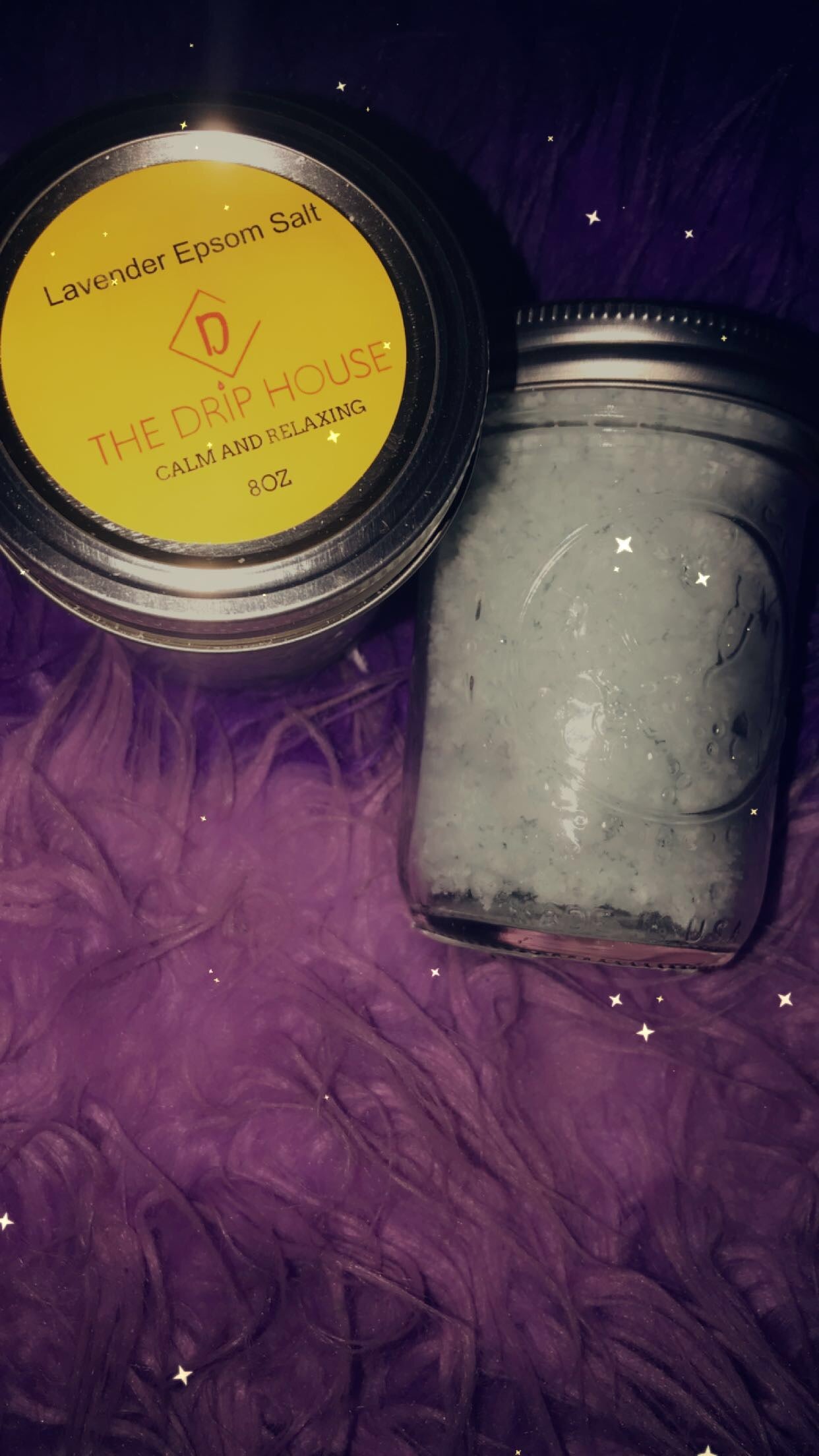 Lavender Epsom Salt Soaker